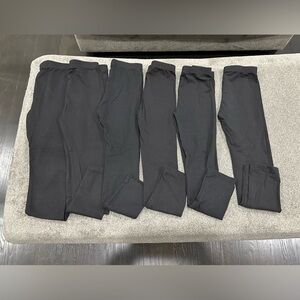 Girls Black Leggings Bundle Size 8